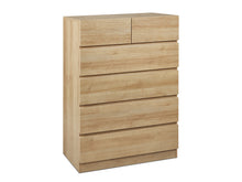 Load image into Gallery viewer, Harris 6 Drawers Tallboy - Oak