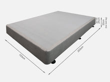 Load image into Gallery viewer, VINSON Fabric Queen Bed with Luxury Latex Mattress - GREY