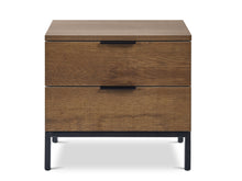 Load image into Gallery viewer, Ocala Wooden Bedside Table - Walnut
