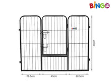 Load image into Gallery viewer, 22082 - BINGO Dog Pet Play Pen With Cover 100 x 80CM - 8pcs - Betalife