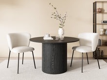 Load image into Gallery viewer, Blair Teddy Fabric Dining Chair - Set of 2 - White
