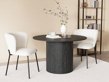 Load image into Gallery viewer, Blair Teddy Fabric Dining Chair - Set of 2 - White