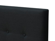 Load image into Gallery viewer, Susan Double Fabric Upholstered Headboard - Black