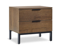 Load image into Gallery viewer, Ocala Wooden Bedside Table - Walnut