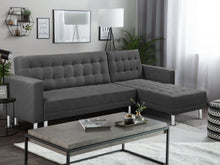 Load image into Gallery viewer, 22085 - Colorado 3 Seater Sofa Bed Futon with Chaise - Dark Grey - Betalife