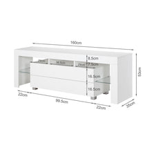 Load image into Gallery viewer, Dothan 1.6m LED Entertainment Unit - White