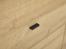 Load image into Gallery viewer, Hekla Low Boy 6 Drawer Chest Dresser - Oak