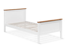 Load image into Gallery viewer, Kamet Single Wooden Bed Frame - White