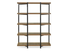 Load image into Gallery viewer, Rukwa Wooden Bookshelf 160cm - Oak