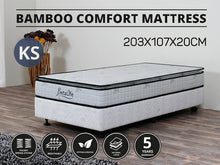 Load image into Gallery viewer, 21383 - BetaLife Bamboo Comfort Series Mattress - KING SINGLE - Betalife