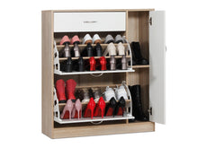 Load image into Gallery viewer, Kihona 3 Drawer Shoe Cabinet Storage Rack - Oak
