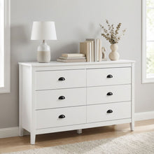 Load image into Gallery viewer, Congo 6 Drawers Low Boy - White