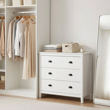 Load image into Gallery viewer, Congo 3 Drawers Tallboy - White
