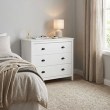 Load image into Gallery viewer, Congo 3 Drawers Tallboy - White