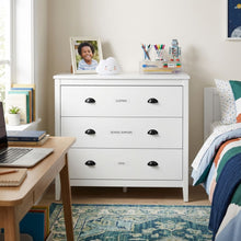 Load image into Gallery viewer, Congo 3 Drawers Tallboy - White