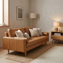 Load image into Gallery viewer, Chester 3 Seater Sofa - Honey Tan
