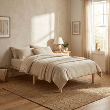 Load image into Gallery viewer, Ohio Single Wooden Bed Base - Natural