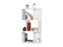 Load image into Gallery viewer, Namak 3 Tier Bookshelf Display Shelf - White