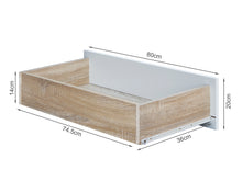 Load image into Gallery viewer, Bram Tallboy 5 Drawer Chest Dresser - Oak