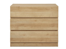 Load image into Gallery viewer, Harris 3 Drawers Tallboy - Oak