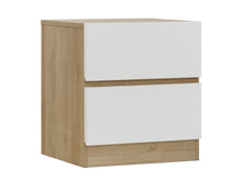 Load image into Gallery viewer, Harris Bedside Table - Oak + White At Betalife
