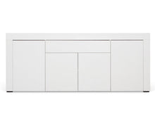 Load image into Gallery viewer, Guier High Gloss Sideboard Buffet Table - White