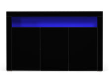 Load image into Gallery viewer, Shiel Sideboard Buffet Table 3 Door - Black