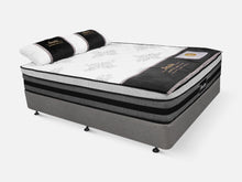 Load image into Gallery viewer, VINSON Fabric Queen Bed with Luxury Latex Mattress - GREY