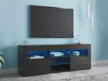 Load image into Gallery viewer, Atka 1.45m LED Entertainment Unit - Black
