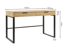 Load image into Gallery viewer, Ocala 120cm Computer Desk - Oak