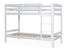 Load image into Gallery viewer, Maroon Single Wooden Bunk Bed Frame - White