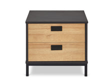 Load image into Gallery viewer, Morris Wooden Bedside Table - Oak