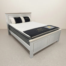 Load image into Gallery viewer, Aurora Solid Wood Queen Bed Frame - White