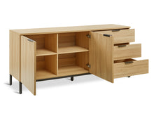 Load image into Gallery viewer, Ocala Sideboard Buffet Table with Drawer - Oak