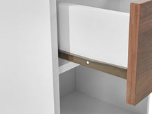 Load image into Gallery viewer, Quilo Wooden Bedside Table - Walnut