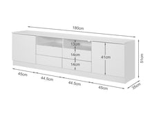 Load image into Gallery viewer, Antler 1.8m Entertainment Unit - White