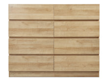 Load image into Gallery viewer, Harris 8 Drawers Low Boy - Oak At Betalife
