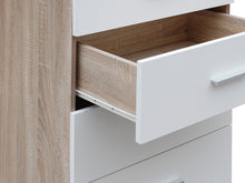 Load image into Gallery viewer, Bram Tallboy 4 Drawer Chest Dresser - Oak