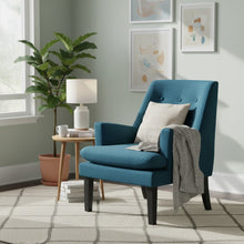 Load image into Gallery viewer, Mila Velvet Armchair - Blue