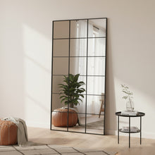 Load image into Gallery viewer, Grid Full Length Mirror - Black