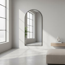 Load image into Gallery viewer, Archie Metal Arched Full Length Mirror - Black (T=0.076m - 14.7kg)