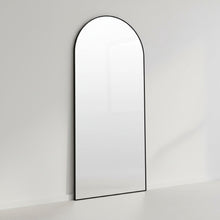 Load image into Gallery viewer, Archie Metal Arched Full Length Mirror - Black (T=0.076m - 14.7kg)