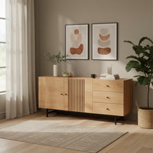 Load image into Gallery viewer, Tarkine 1.6m Sideboard Buffet Table - Oak
