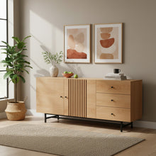 Load image into Gallery viewer, Tarkine 1.6m Sideboard Buffet Table - Oak