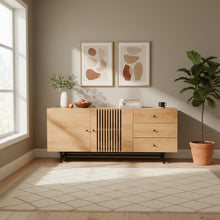 Load image into Gallery viewer, Tarkine 1.6m Sideboard Buffet Table - Oak