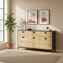Load image into Gallery viewer, Morris Sideboard Buffet Table - Oak
