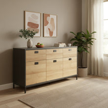 Load image into Gallery viewer, Morris Sideboard Buffet Table - Oak