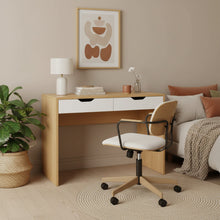 Load image into Gallery viewer, Schertz 100cm Computer Desk - Oak