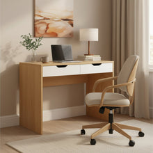 Load image into Gallery viewer, Schertz 100cm Computer Desk - Oak