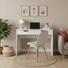 Load image into Gallery viewer, Schertz 100cm Computer Desk - White